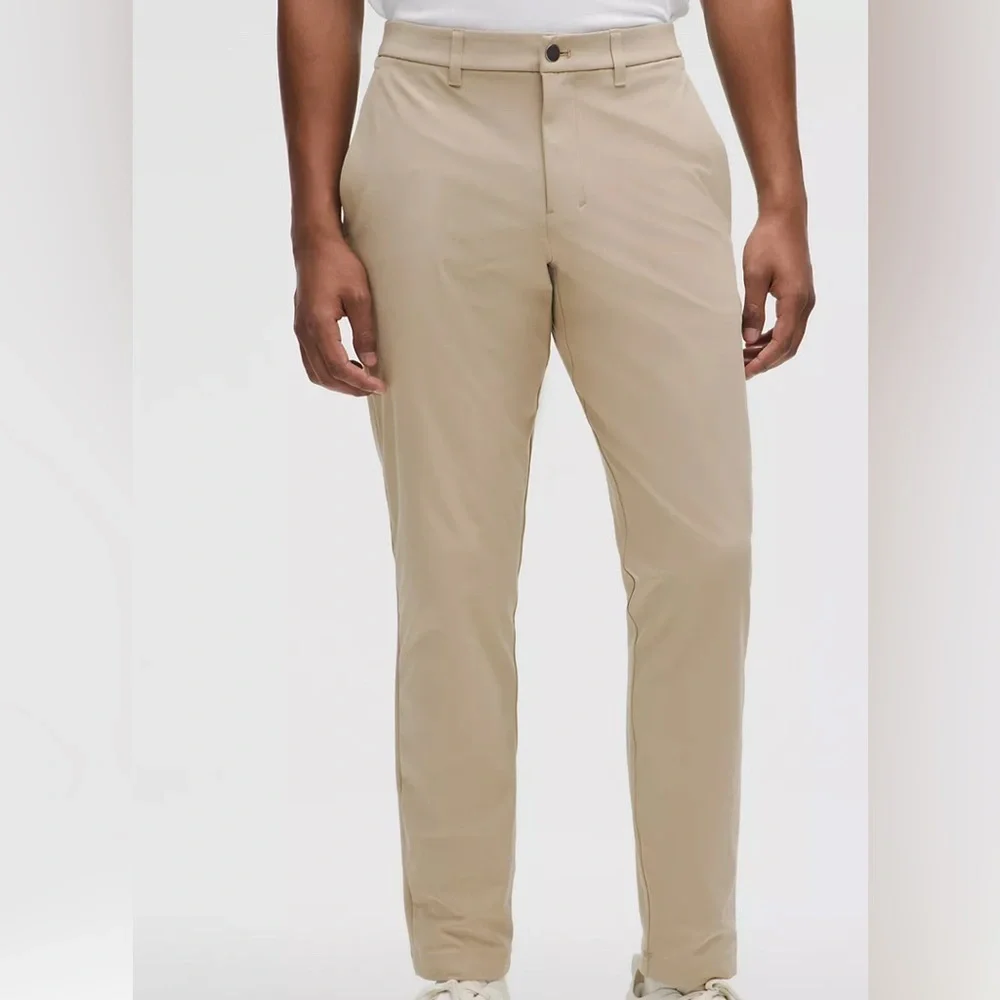 LULULEMON SLIM-FIT TROUSER SIZE 36 WARPSTREME.